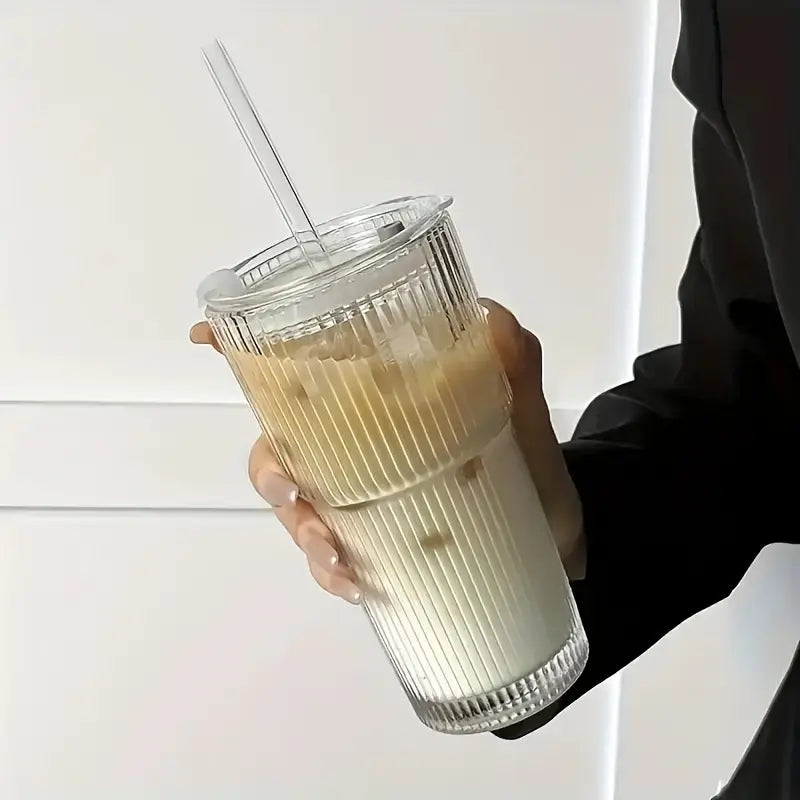 Haze Ripple Glass Tumbler - Large