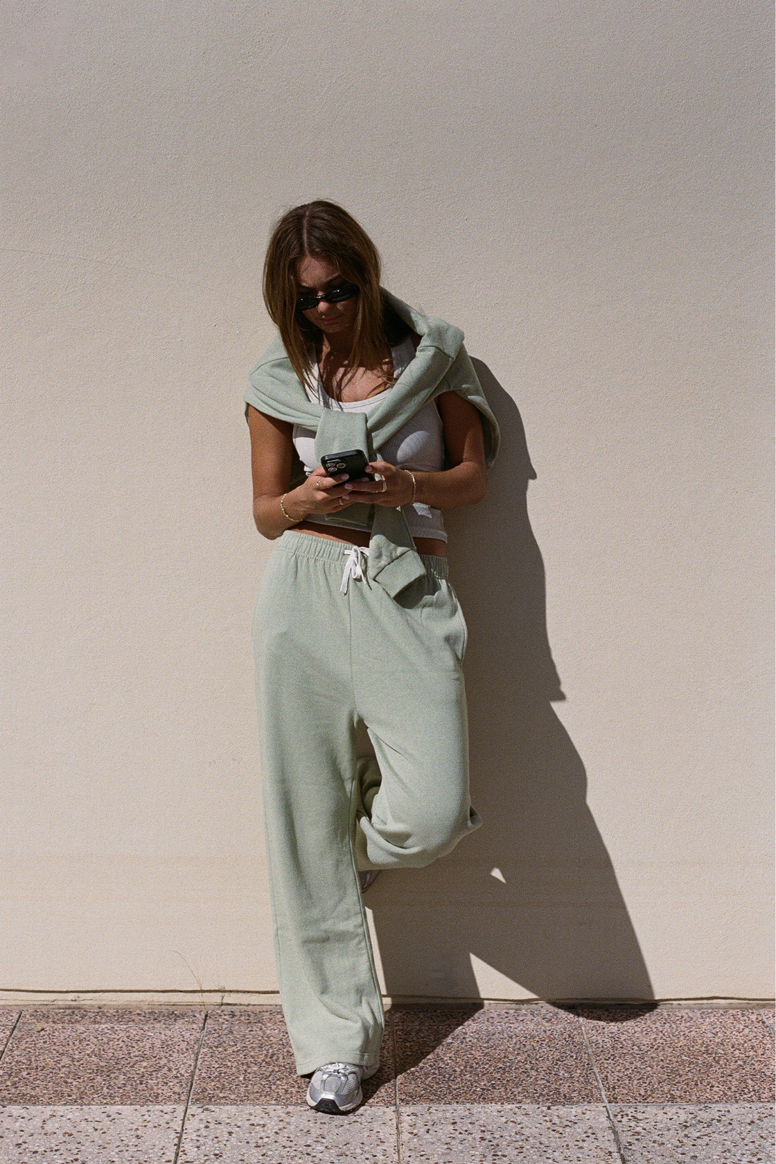 Zulu and Zephyr Fleece Sport Sweat Pant - Eucalyptus