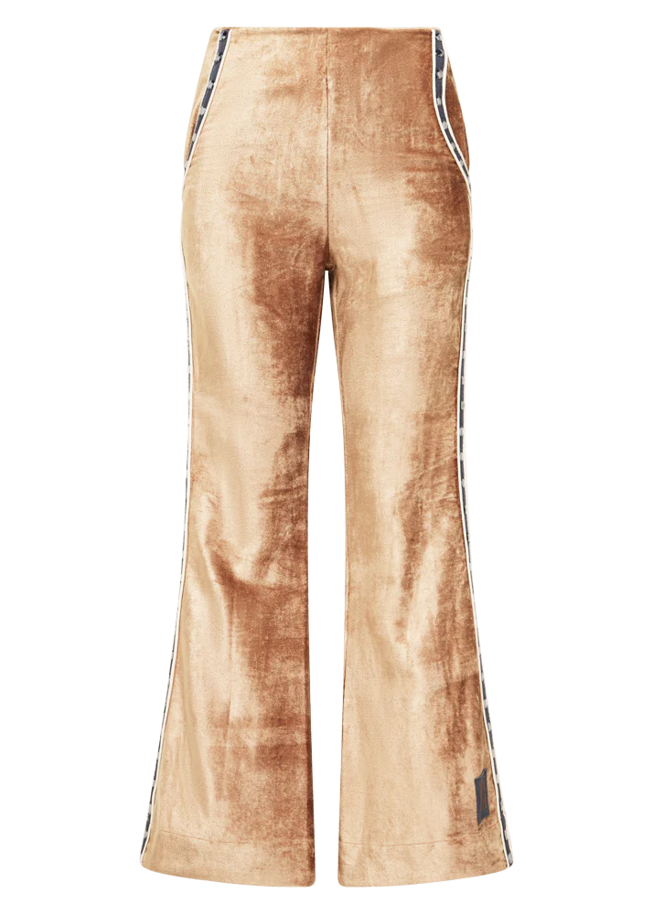 Kinga Csilla Twilight Velvet Flare Pant