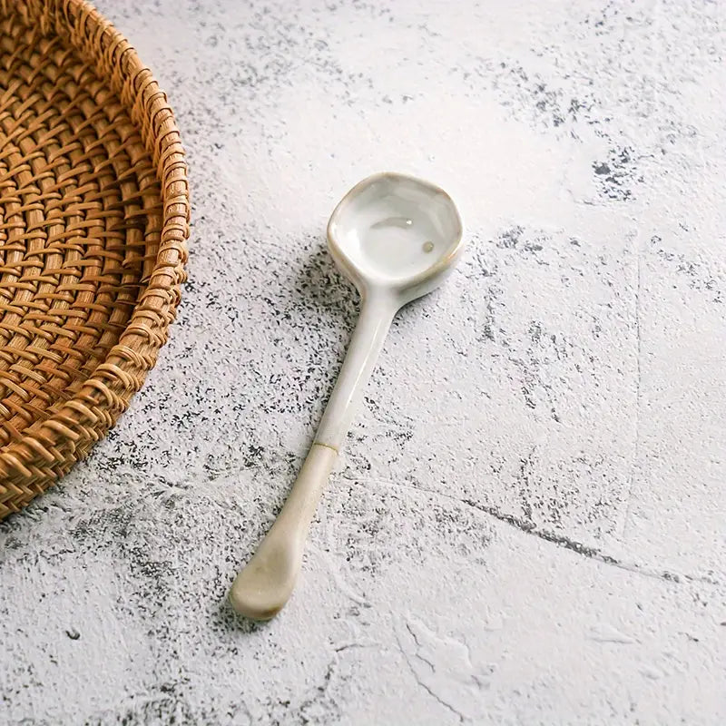 Haze Ceramic Spoon - Natural