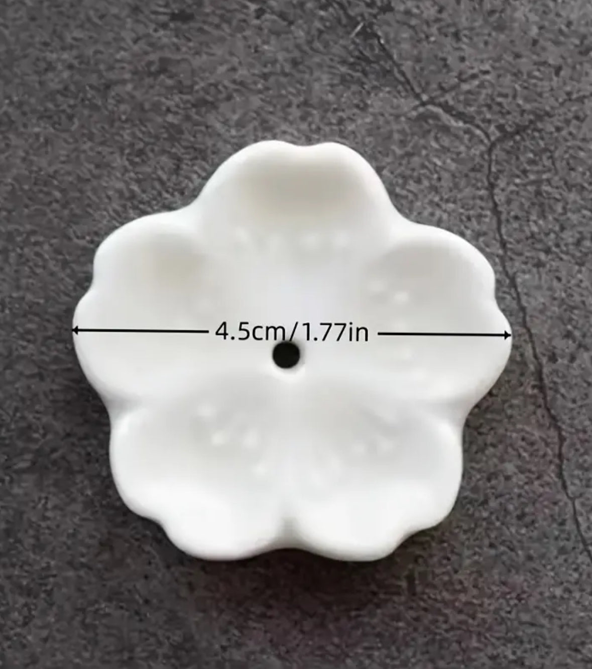 Haze Flower Ceramic Incense Holder - Assorted