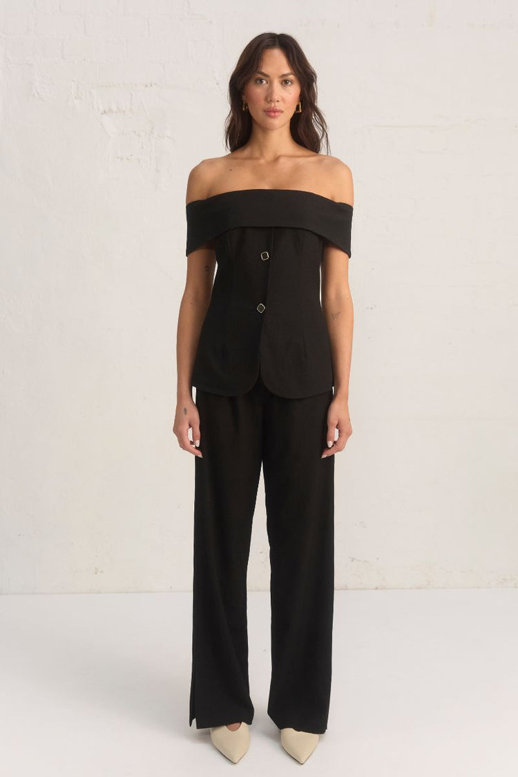 Mon Renn Haven Top - Black