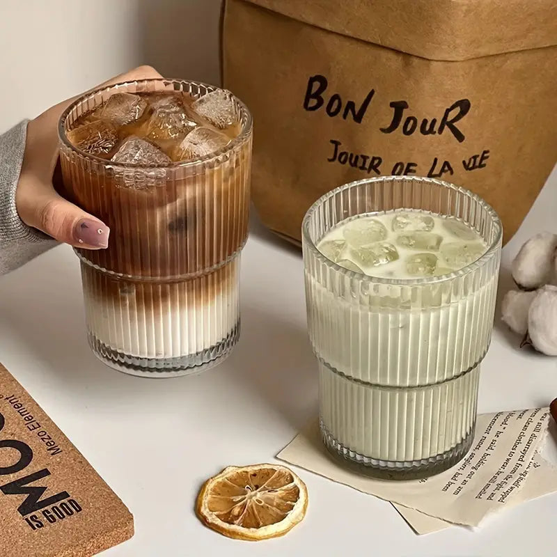Haze Reusable Glass Cup and Straw