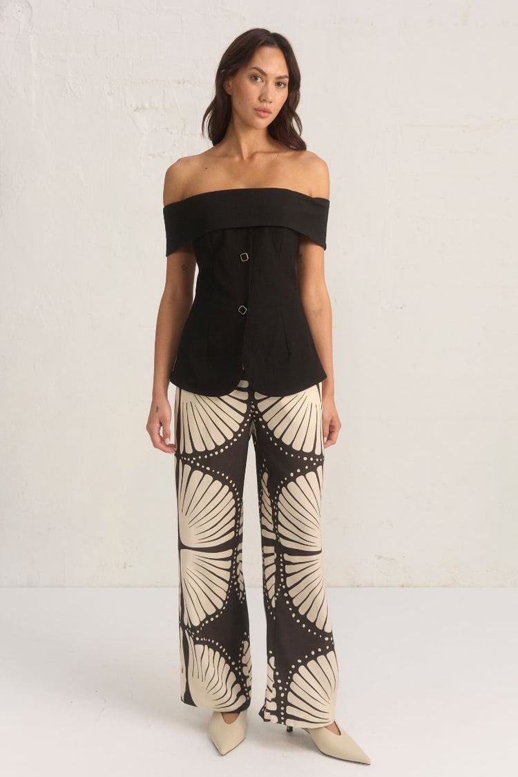 Mon Renn Haven Top - Black