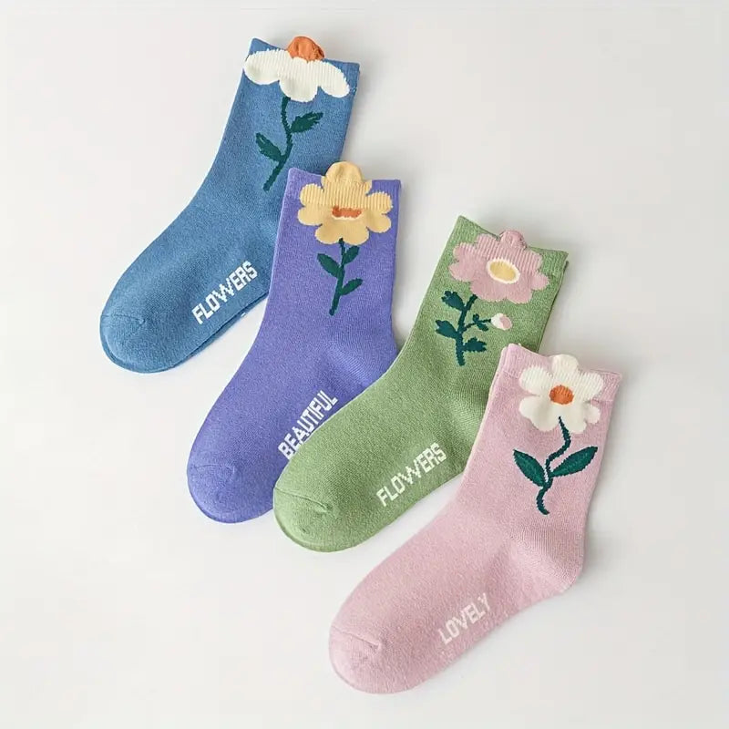Haze Kids Socks - Lovely Flower