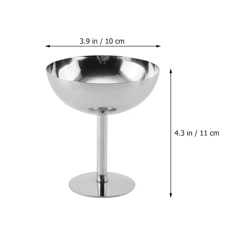 Haze Stainless Steel High Serving Bowl