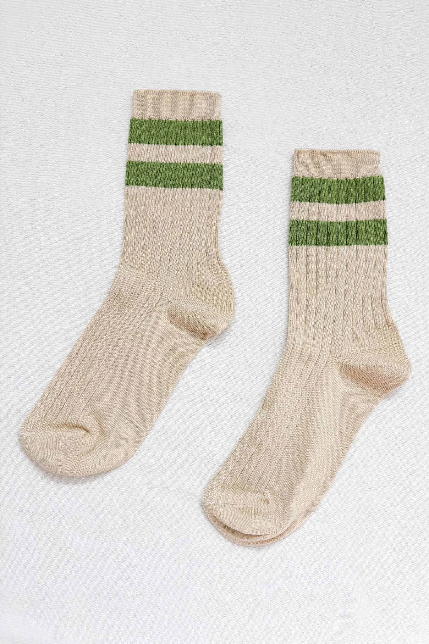 Le Bon Shoppe - Her Socks - Varsity: Guacamole