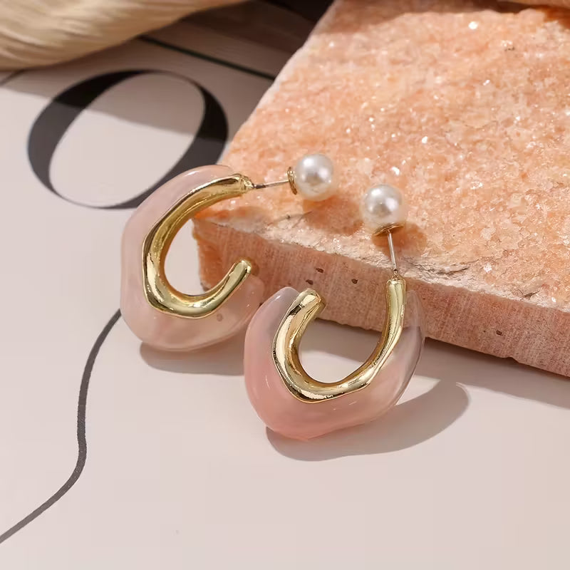 Haze Lou Resin Earrings