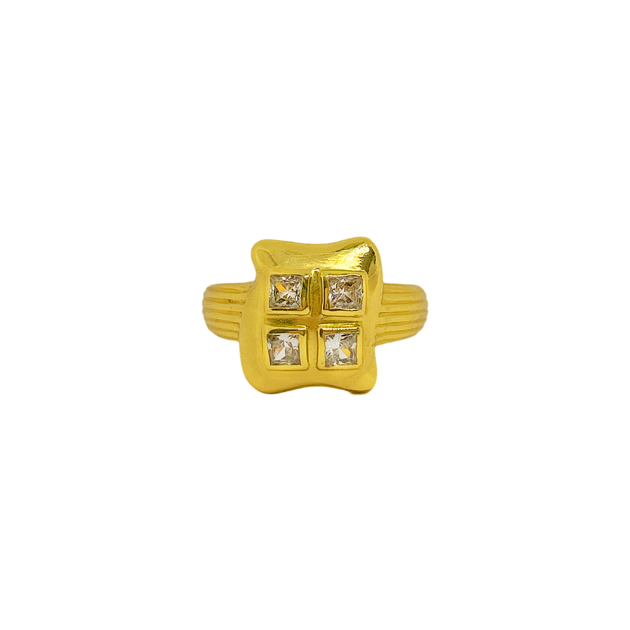 Mountain & Moon Grace Ring Gold | 7