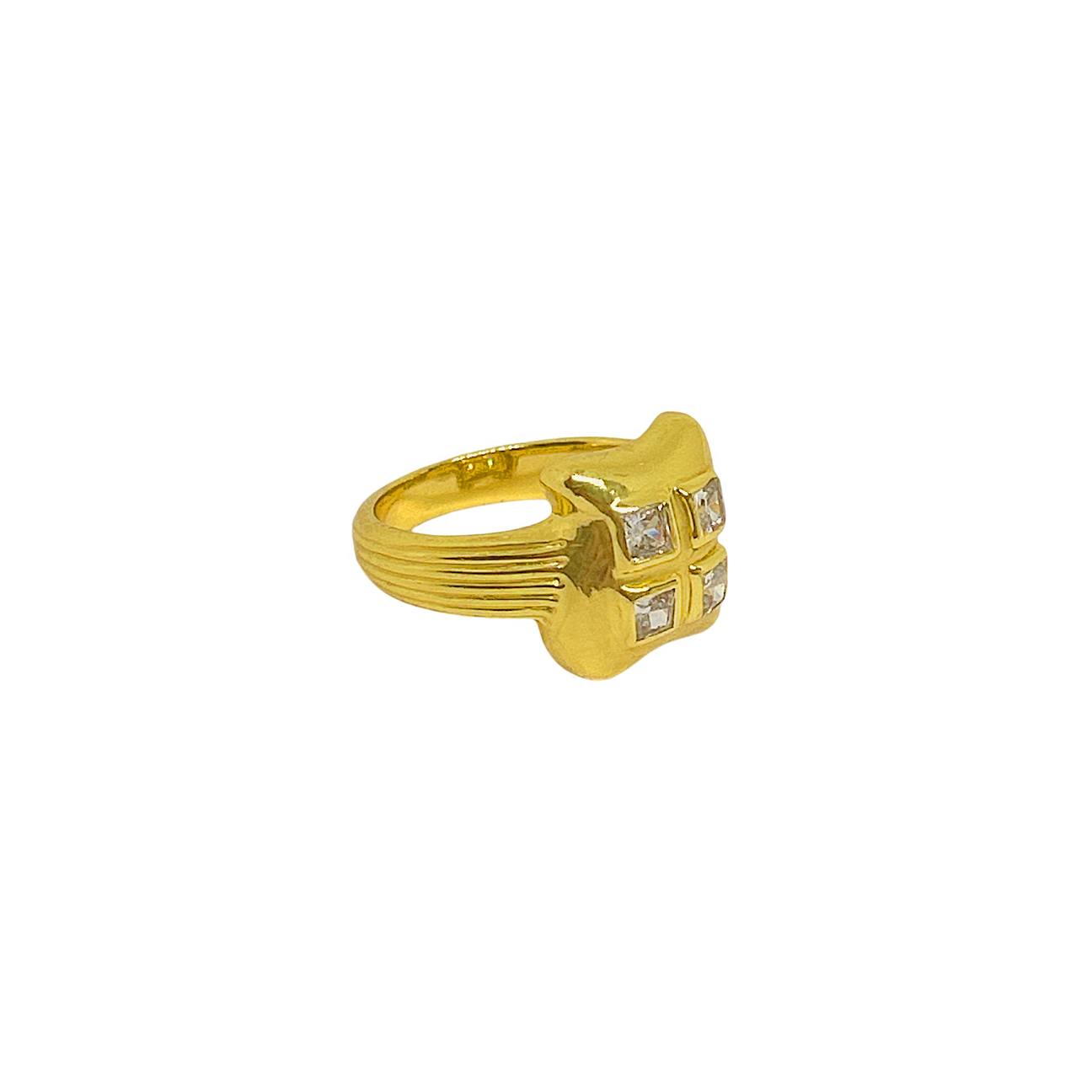 Mountain & Moon Grace Ring Gold | 7