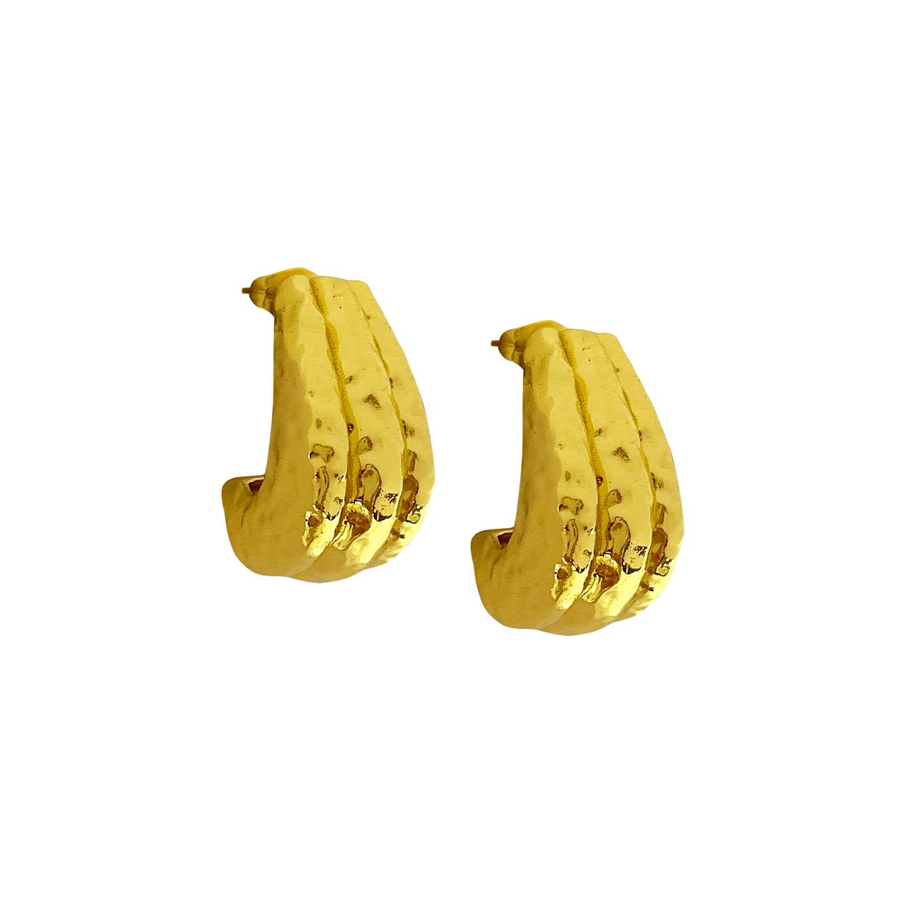 Mountain & Moon Jones Earrings Gold