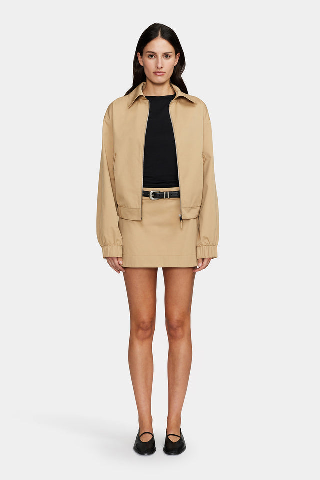 Ownley Nazra Mini Skirt Caramel