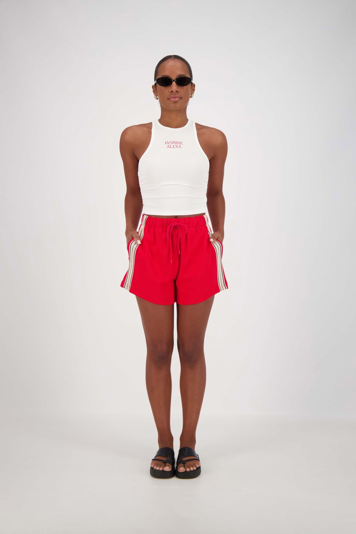 Jasmine Alexa Panarea Shorts Red
