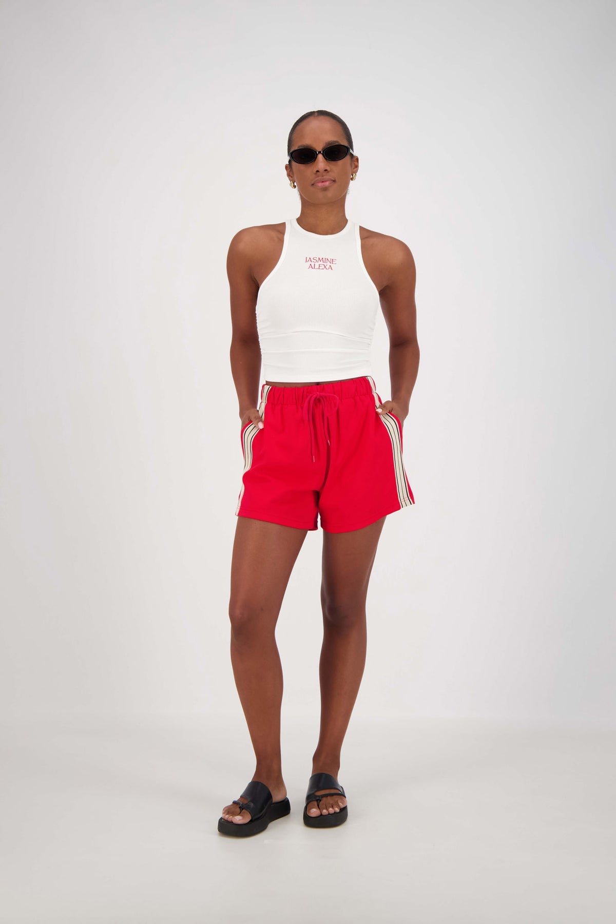 Jasmine Alexa Panarea Shorts Red