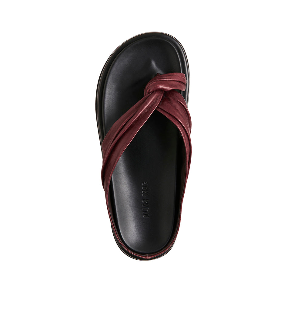Alias Mae Paola Burgundy Leather