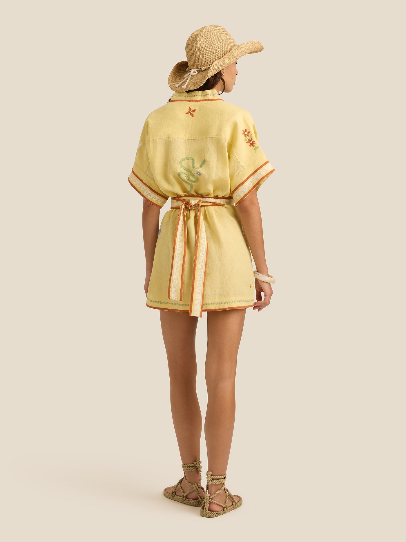 Soleil Soleil Lennon Mini Dress | Charm Embroidery
