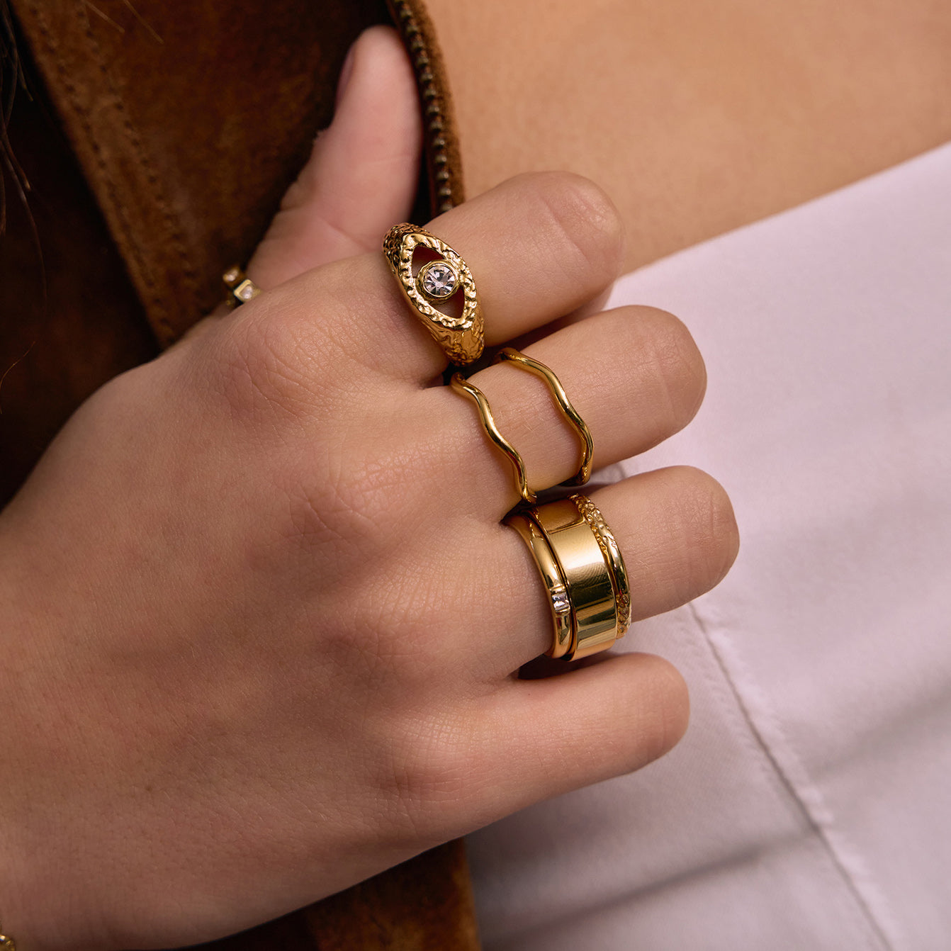 Arms Of Eve Karma Gold Ring