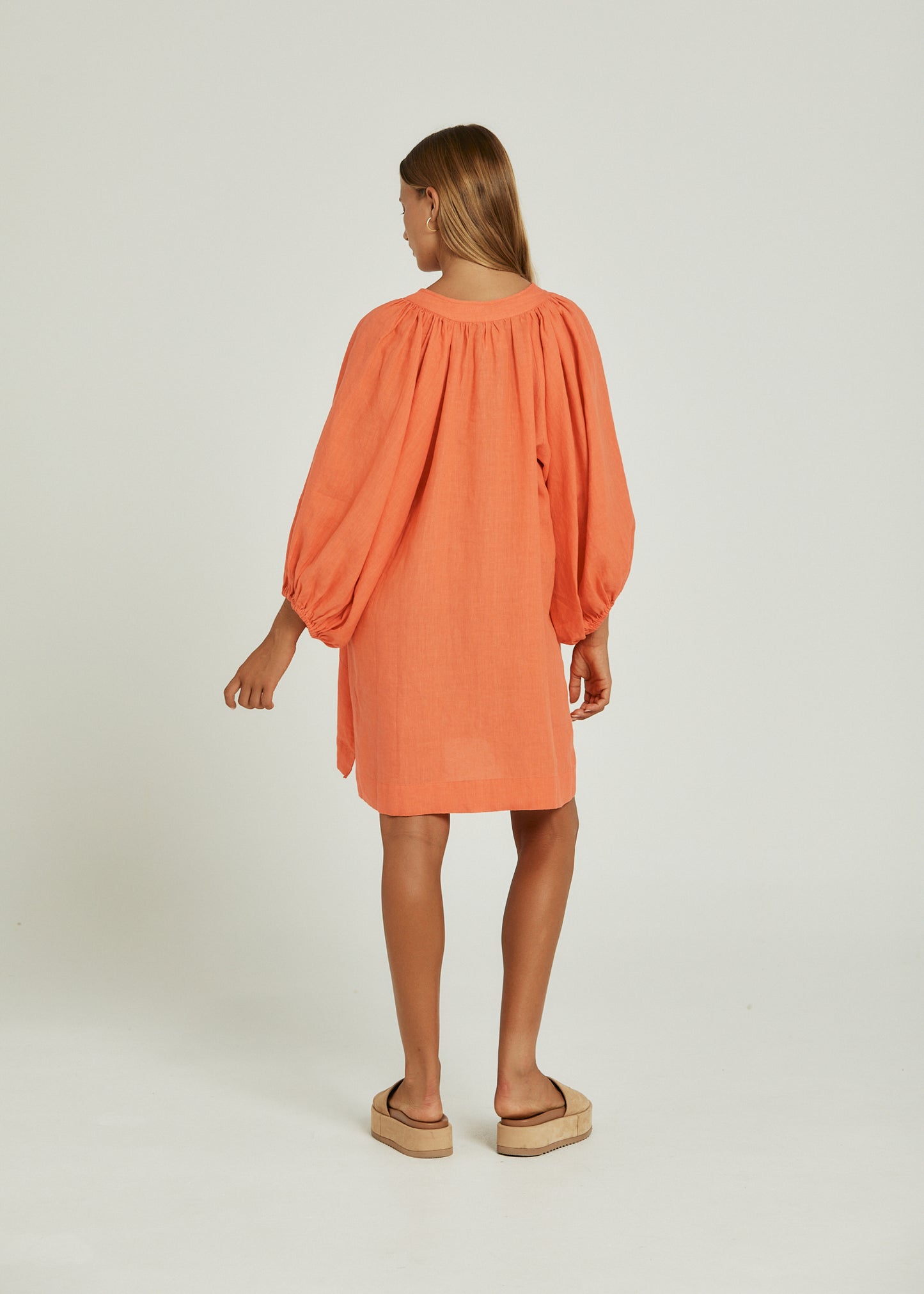 Pippa Ridley Sangria Dress Coral
