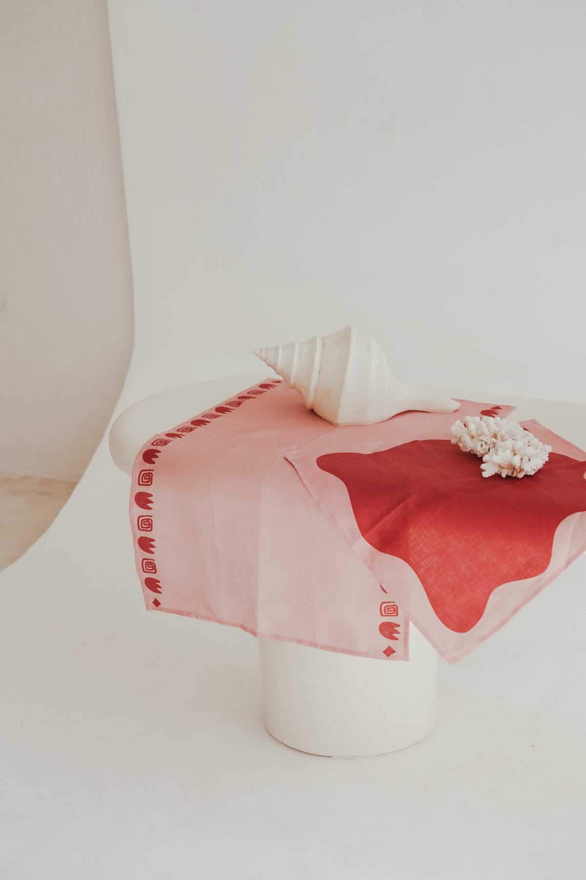 BSC Gili Napkin (Set of 4) - Pink/Red