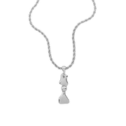 Mountain & Monn Vita Necklace Silver