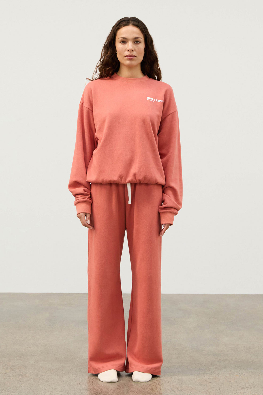 Zulu and Zephyr Fleece Sport Sweat Shirt - Banksia