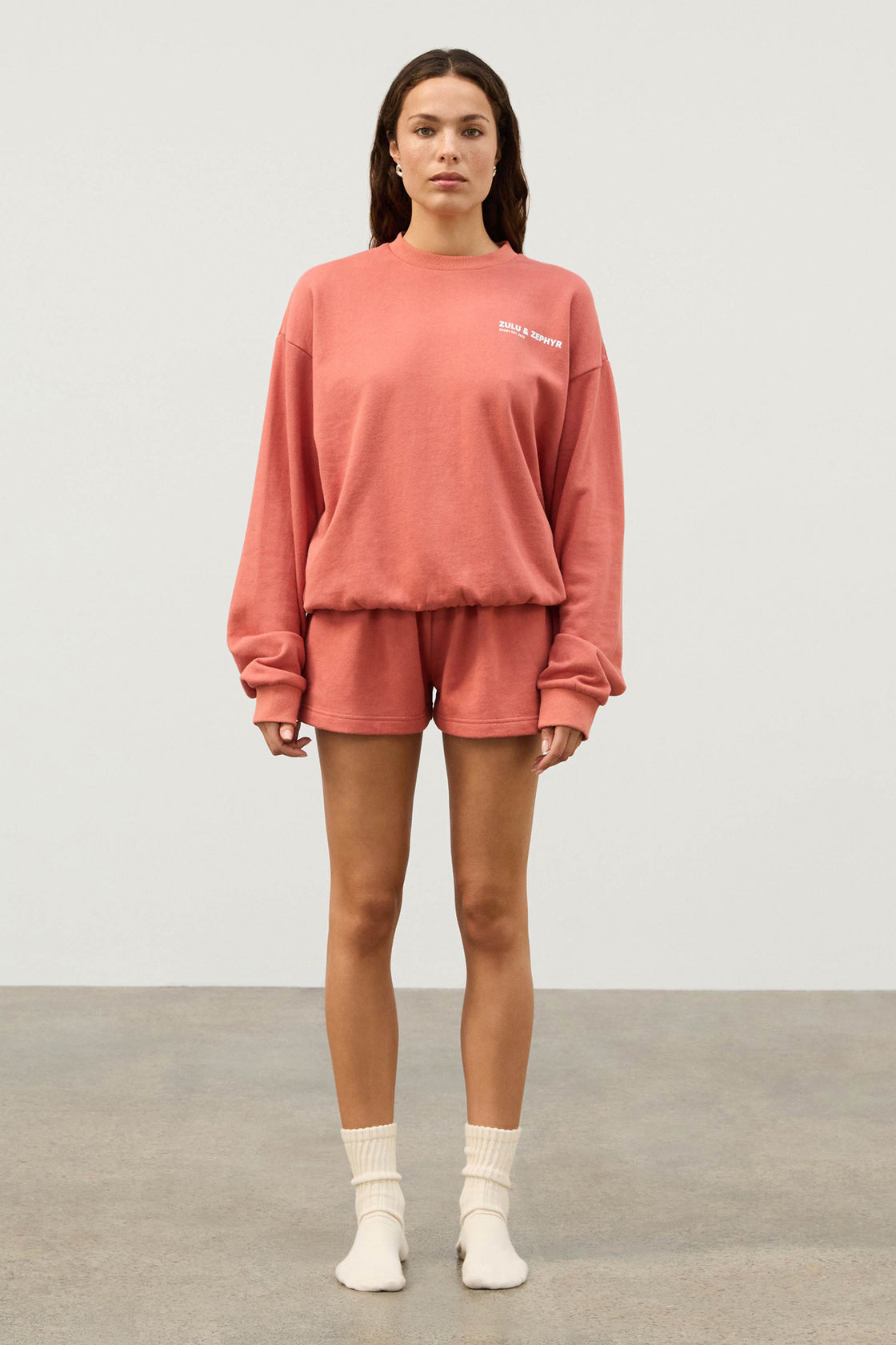 Zulu and Zephyr Fleece Sport Sweat Shirt - Banksia