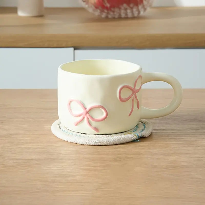 Haze Bow Mug - Pink