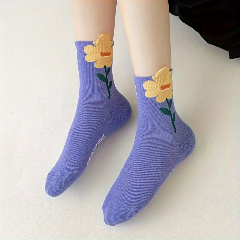 Haze Kids Socks - Lovely Flower