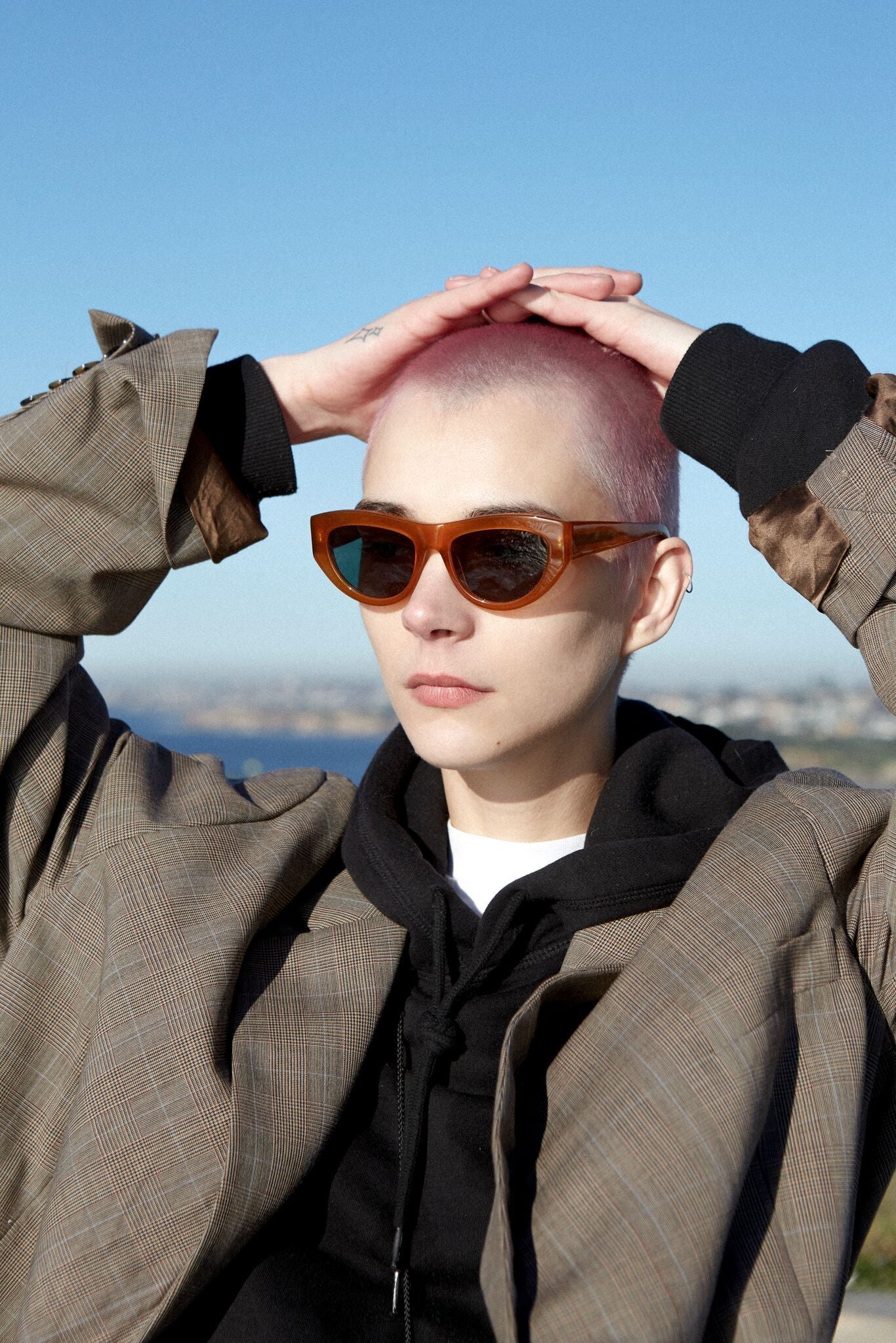 Epokhe Cady Sunglasses Burnt Butter/Green