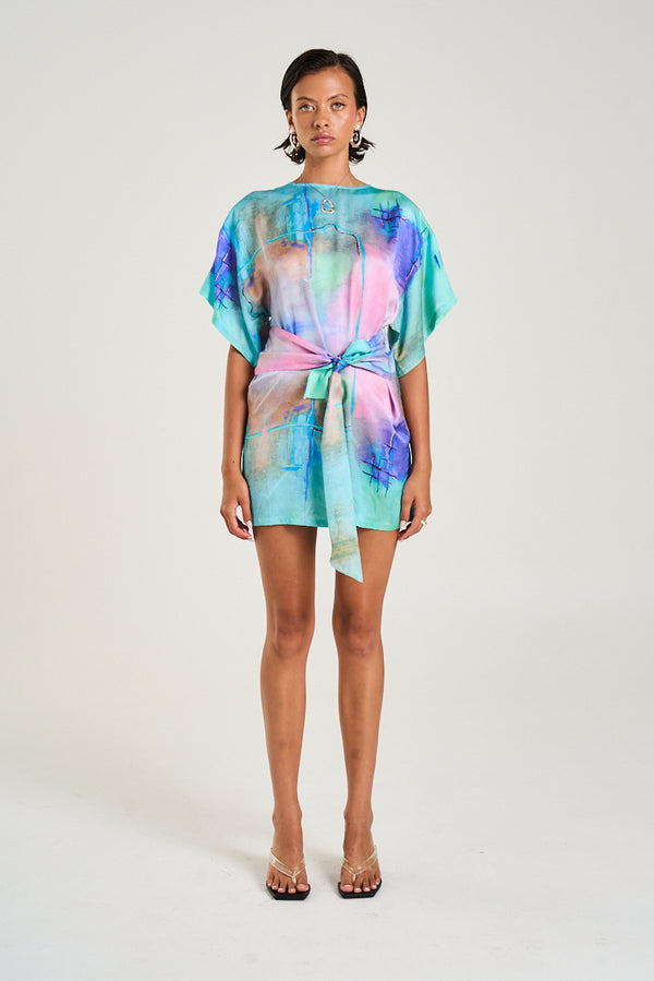 Summi Summi TIE FRONT DRESS - H20