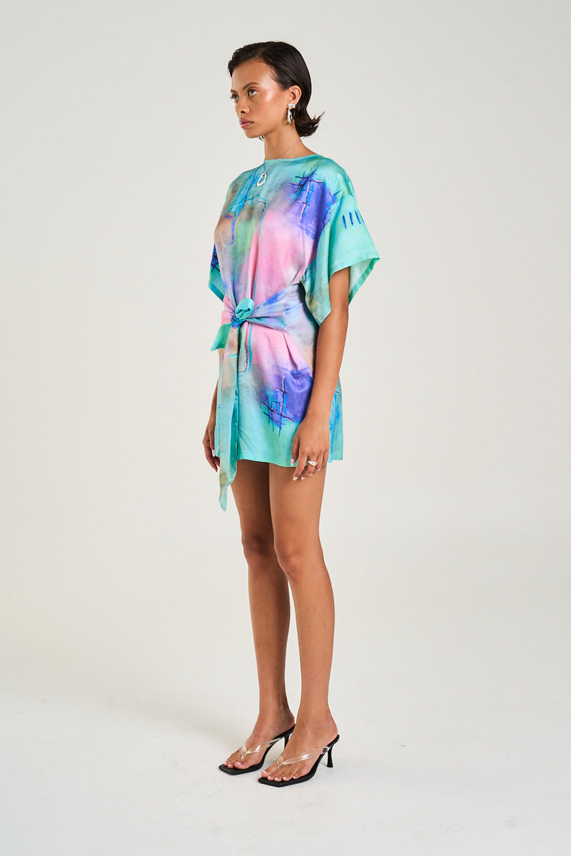 Summi Summi TIE FRONT DRESS - H20