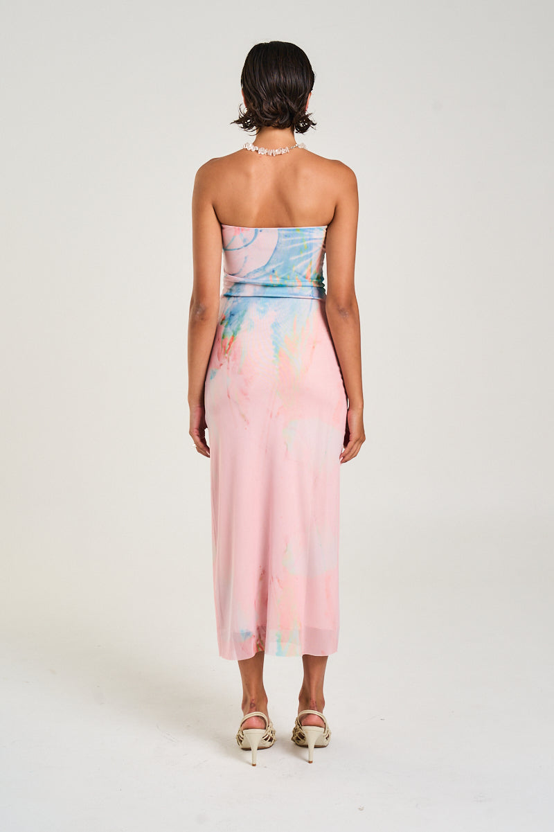 Summi Summi STRAPLESS MESH DRESS - MEDUSA PHASE