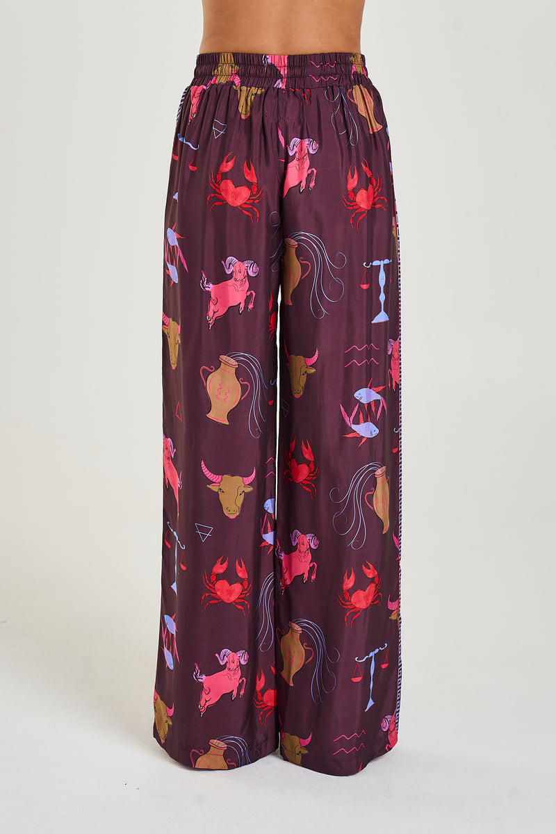 Summi Summi WIDE LEG PANT - ZODIAC