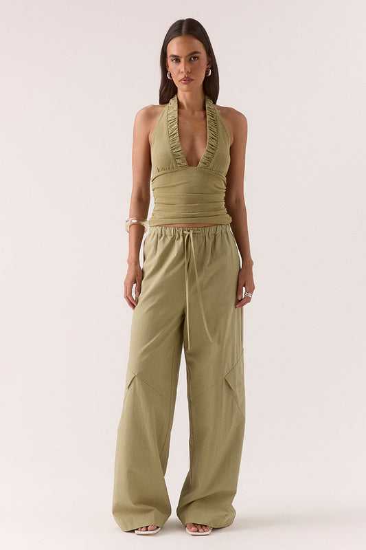 Sovere ALORA TOP - SOFT OLIVE
