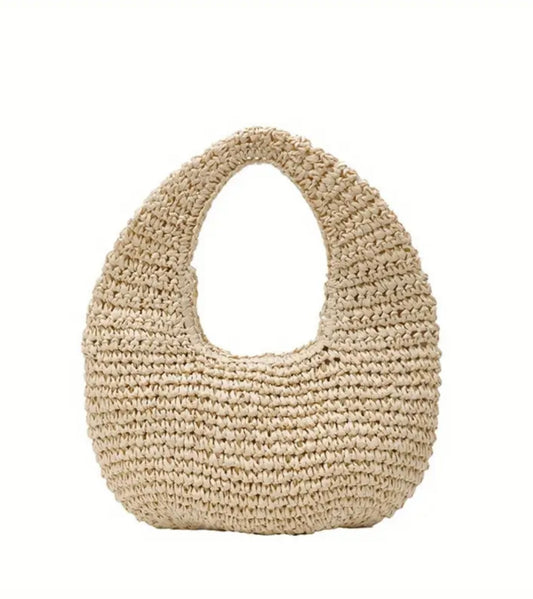 Haze Raffia Stella Bag - Natural