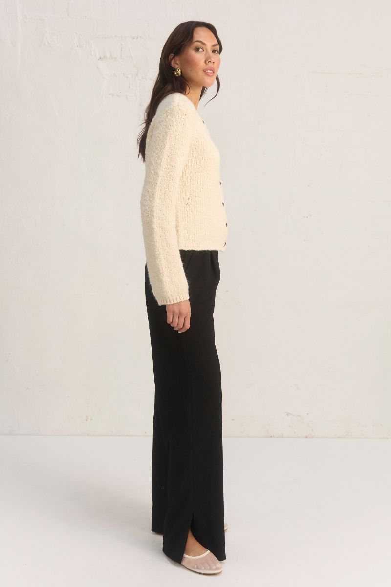 Mon Renn - Fable Knit Cardigan - Chalk