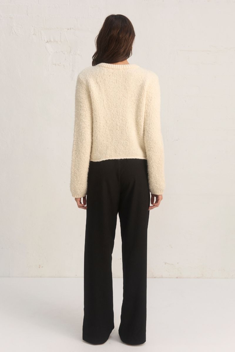 Mon Renn - Fable Knit Cardigan - Chalk