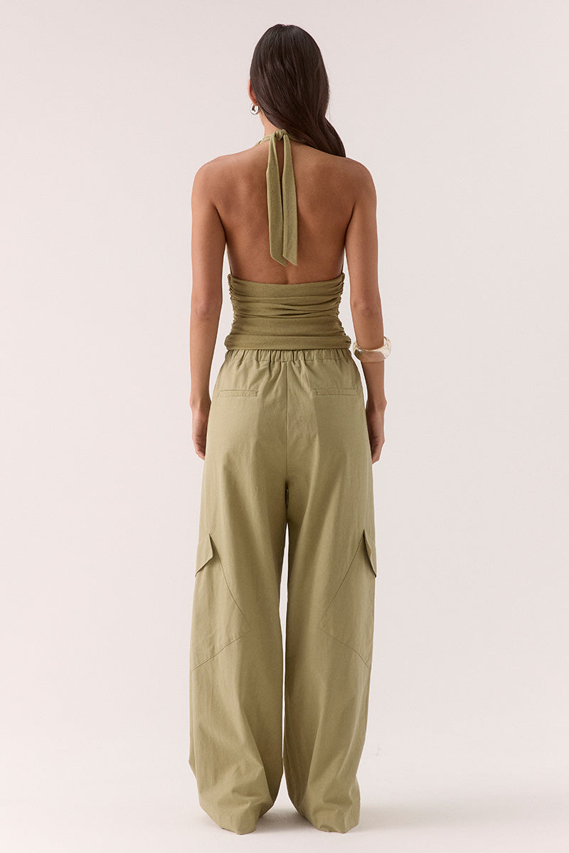 Sovere ALORA TOP - SOFT OLIVE