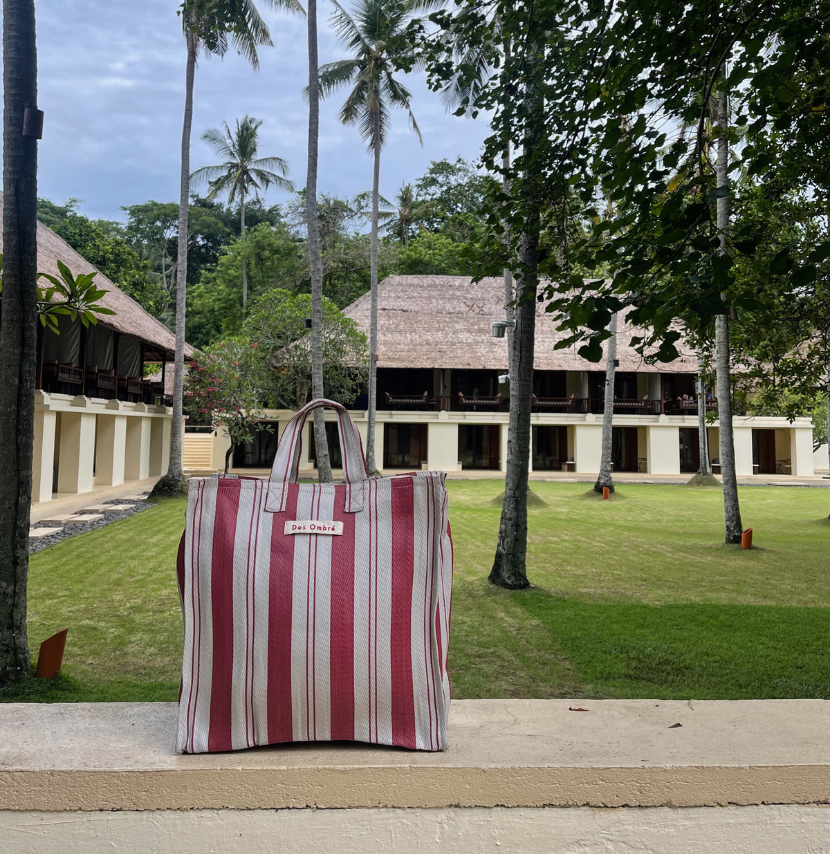 Dos Ombre Bengali Bag - Vintage Red Stripe