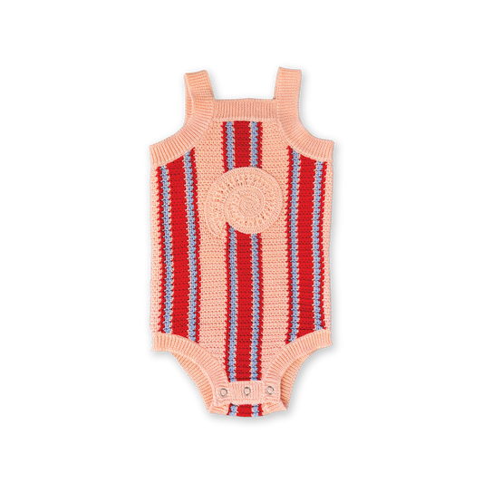 Grown Island Stripe Shell Singletsuit