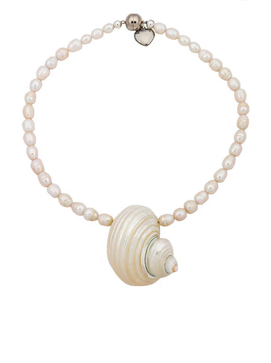 Haze Capri Conch Freshwater Pearl Necklace