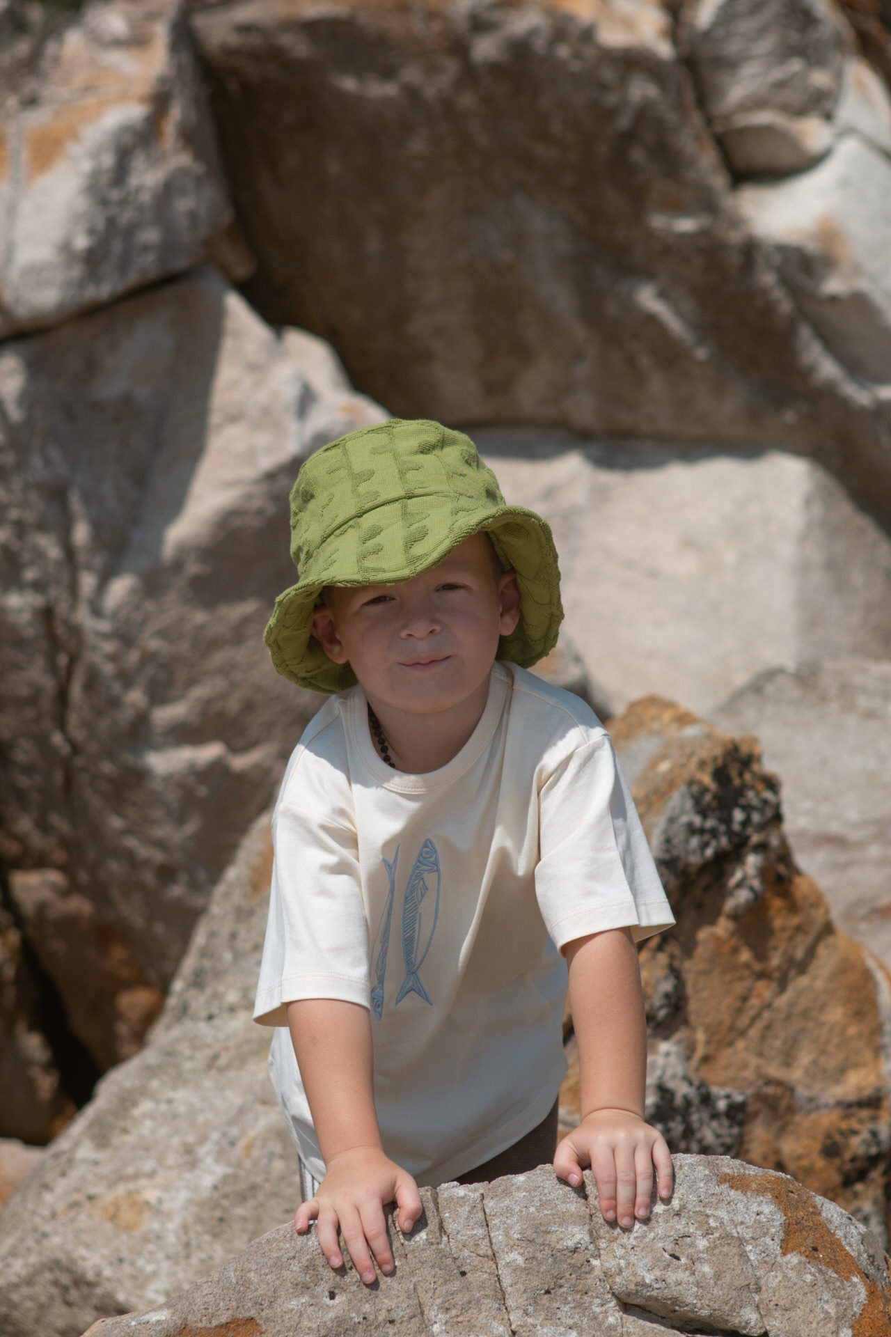 Grown Terry Flow Bucket Hat - Leaf