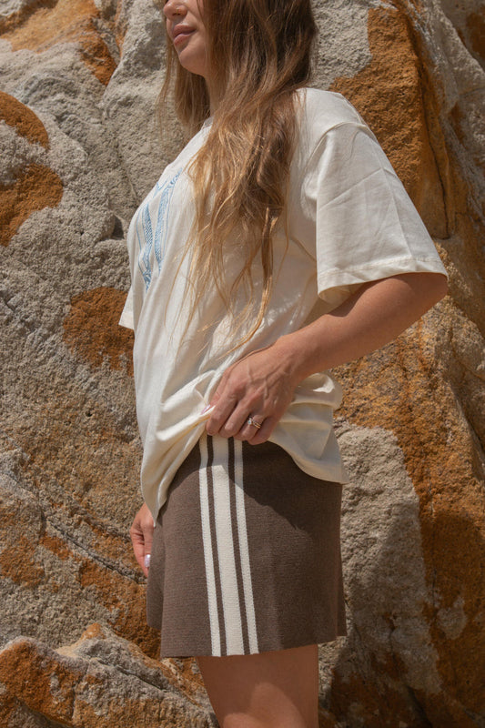 Grown Ladies Organic Milano Kinit Short  -Mud