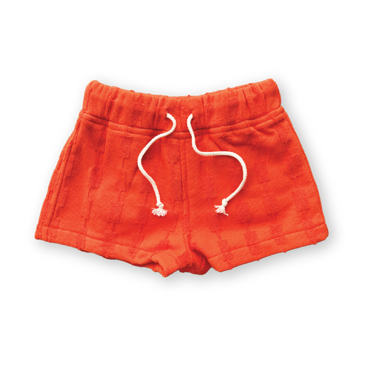 Grown - Terry Shorts Blocks Rosso