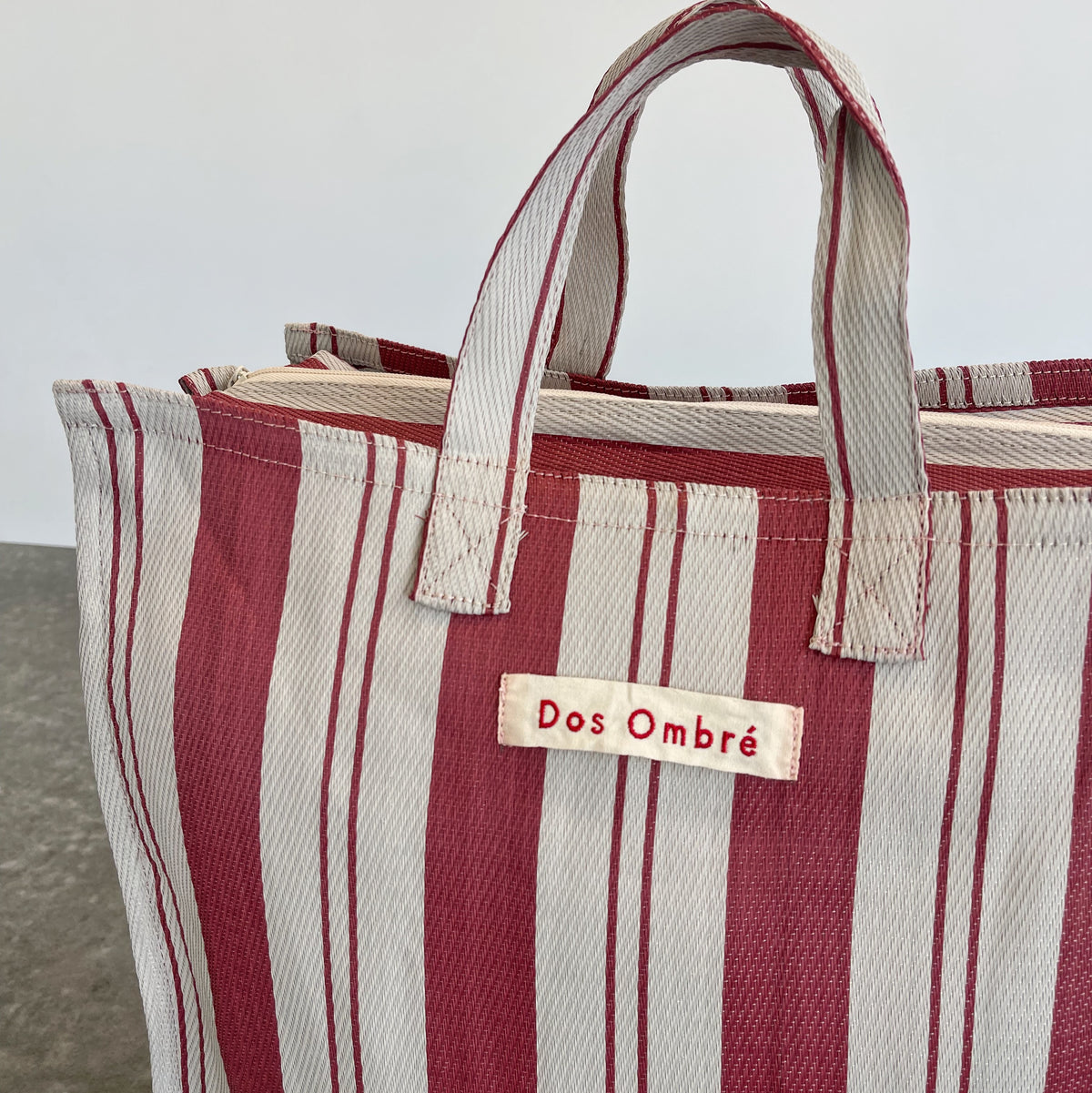 Dos Ombre Bengali Bag - Vintage Red Stripe