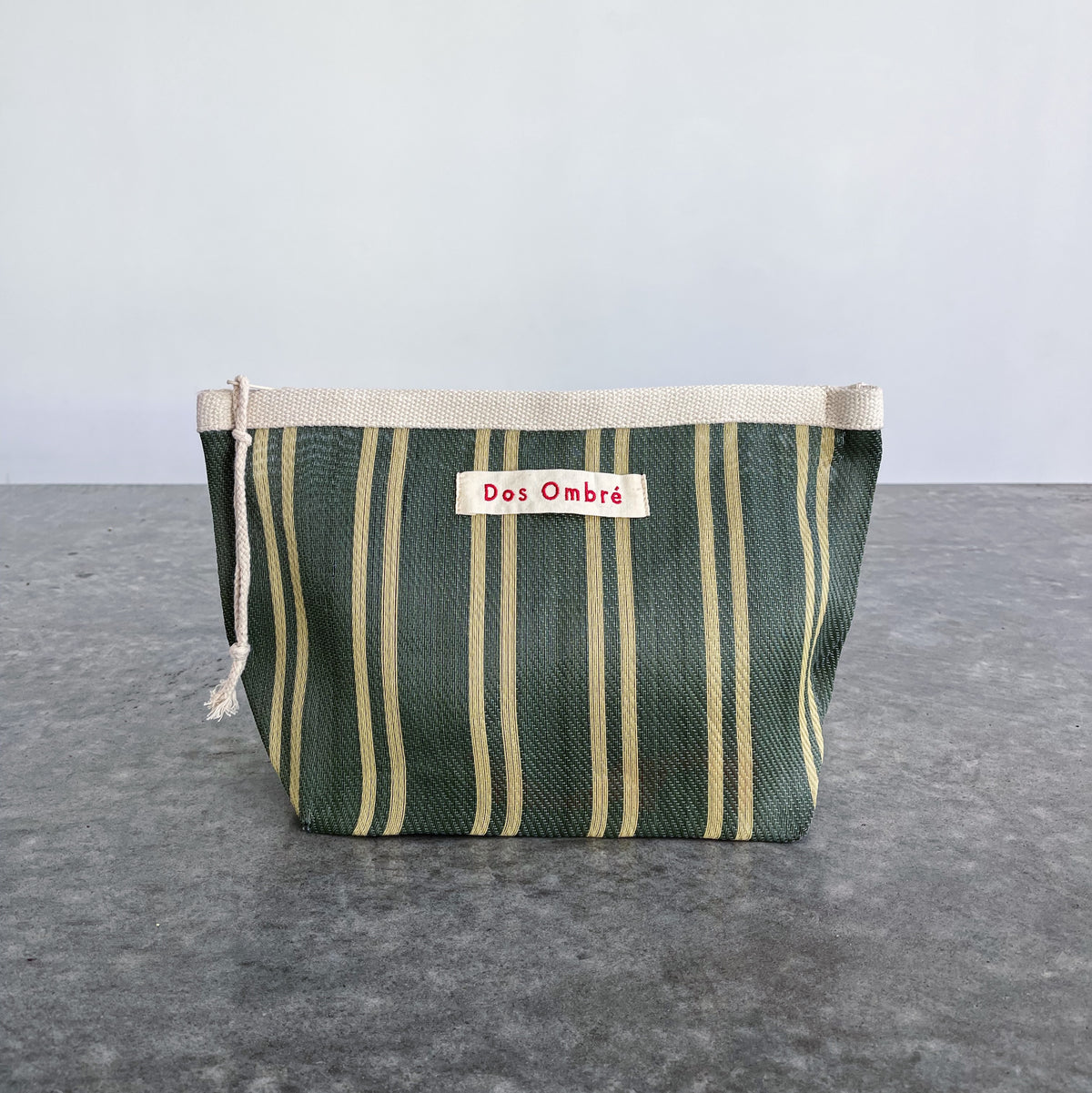 Dos Ombre Bengali Clutch - Olive Stripe