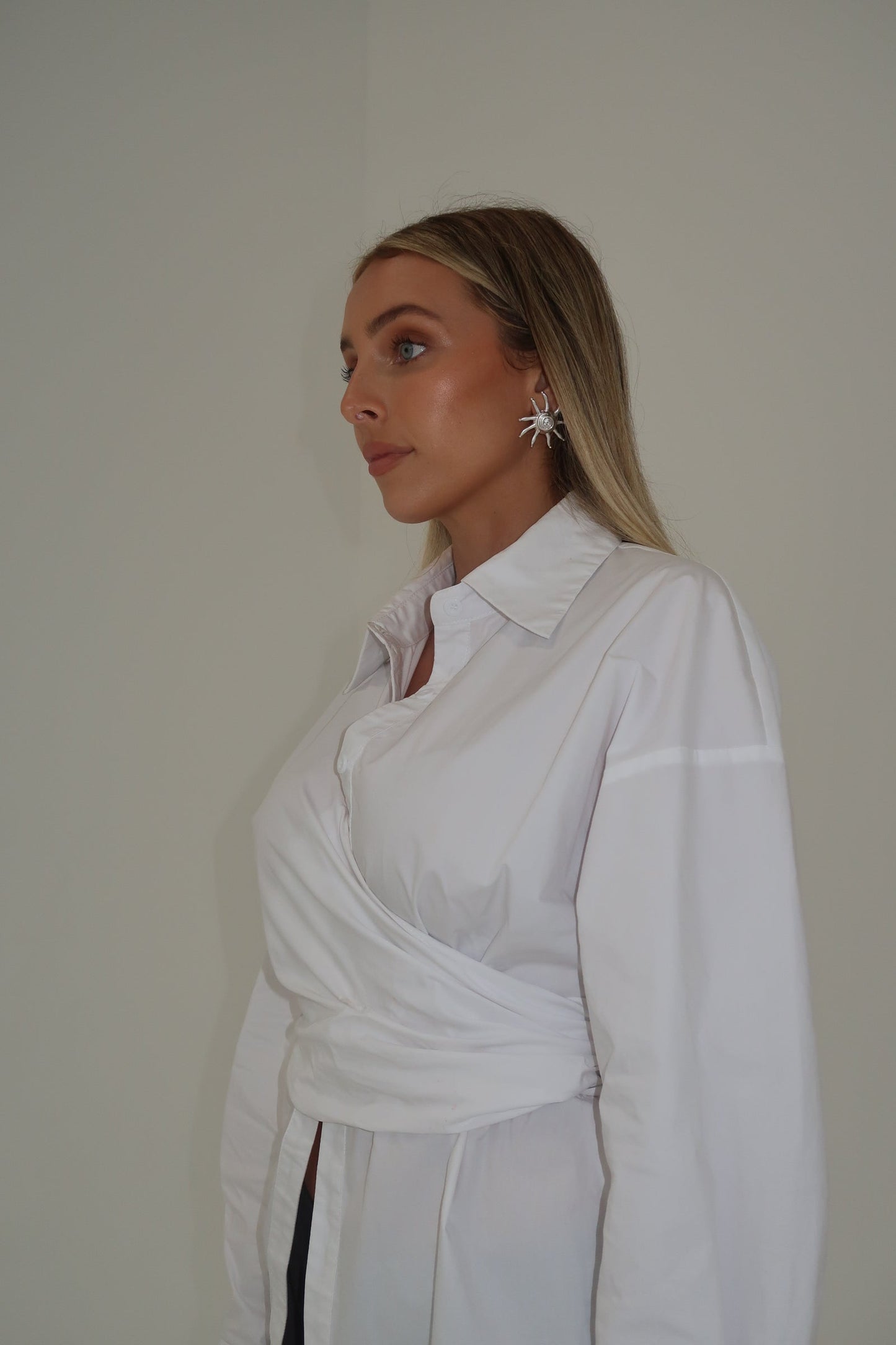 Modalita' Vacanza Wrap Shirt - White
