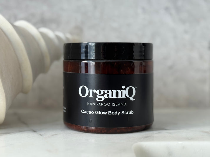 OrganiQ Body Scrub - Cacao Glow 250g