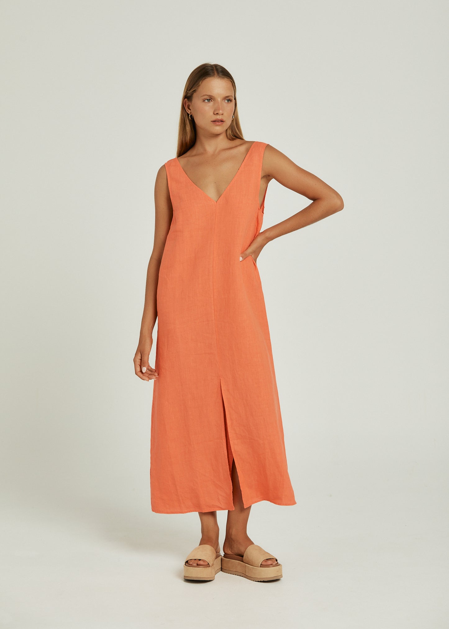 Pippa Ridley Jocelyn Dress Coral