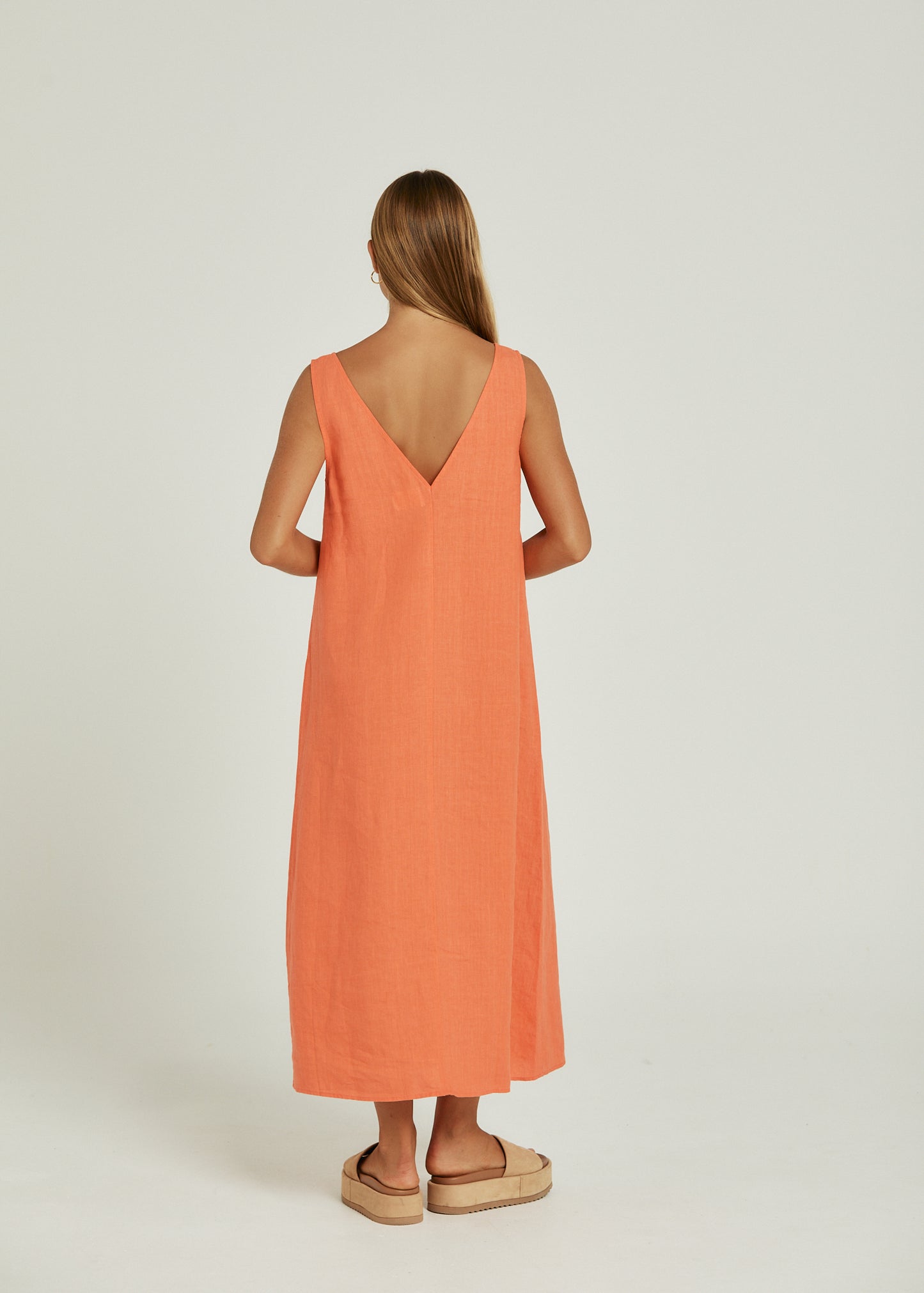 Pippa Ridley Jocelyn Dress Coral